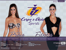 Tablet Screenshot of corpoeacao.com.br